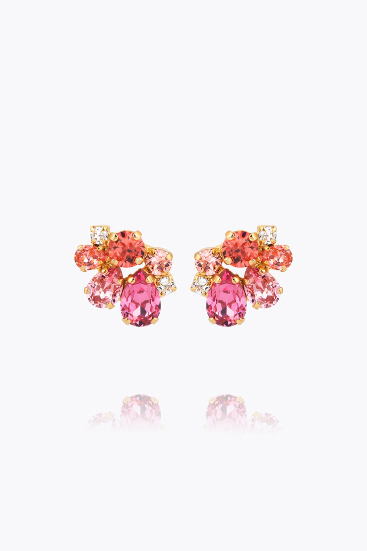 Katie Earrings - Coral Combo