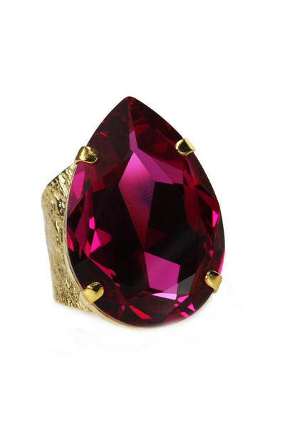 Perfect Drop Ring - Fuchsia