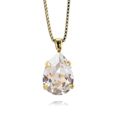 Mini Drop Necklace - Crystal