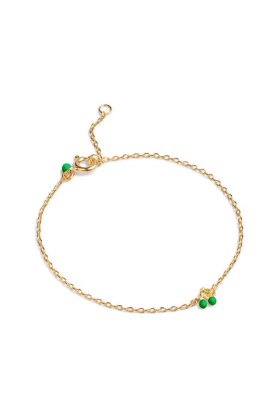 CHERRY BRACELET - Grass Green