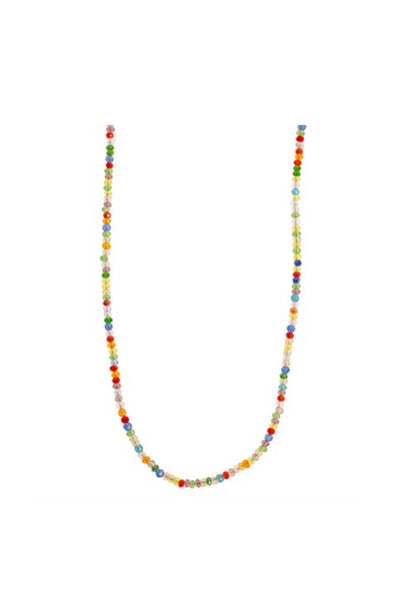 Felicia - Colorful glass Bead Necklace