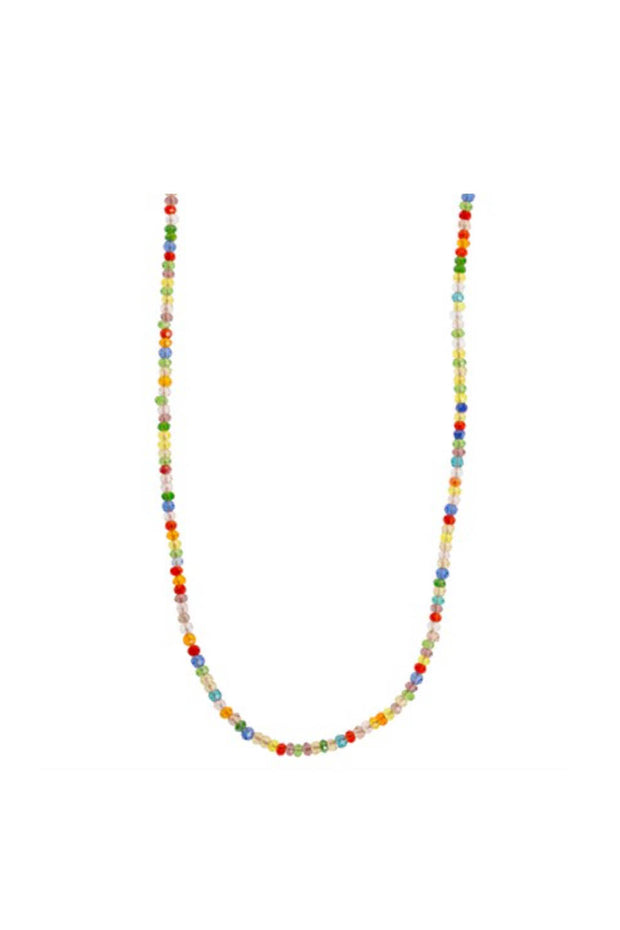 Felicia - Colorful glass Bead Necklace