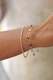 Colorful Precious Stone Bracelet