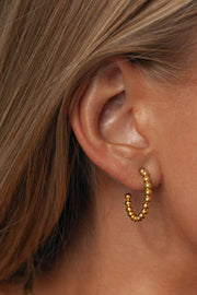 Ida - Bubbly Hoop Earrings