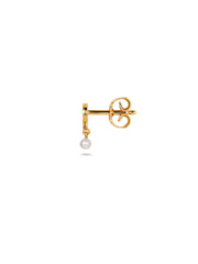 Row Pearl What Earring - Gold