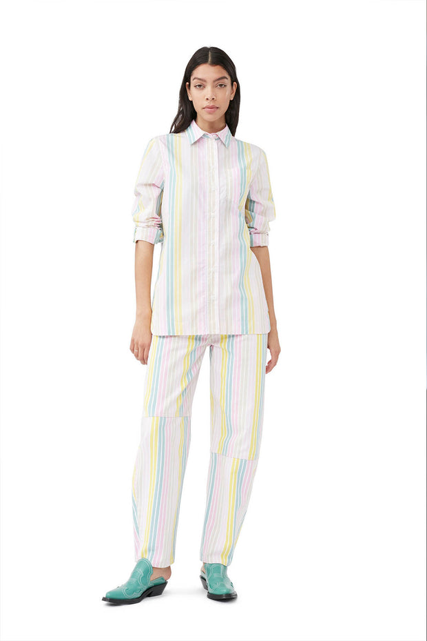 Stripe Cotton Shirt - Multicolour