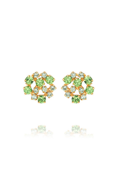 Kassandra Earring Gold - Green combo