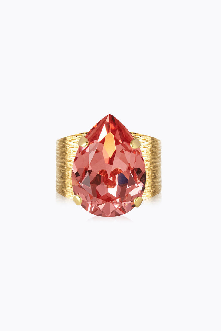 Classic Drop Ring - Rose Peach