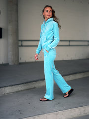 Del Ray Classic Velour Pant Pocket Design - Petite Four