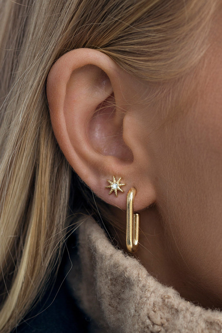 Crystal Star Stud Earrings