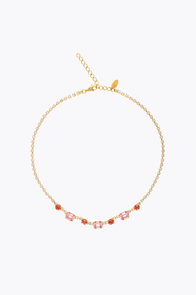 Corinna Necklace - Coral Combo