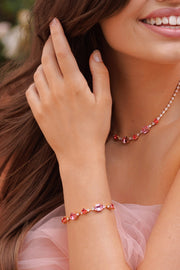 Corinna Bracelet - Coral Combo