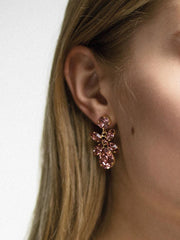 Mini Dione Earrings - Vintage Rose