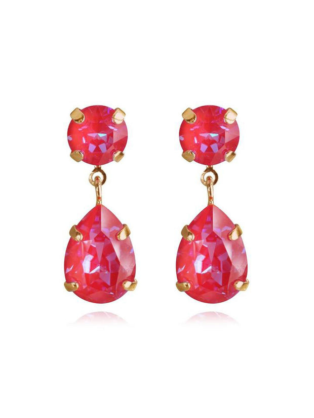 Mini Drop Earring - Royal Red Delite