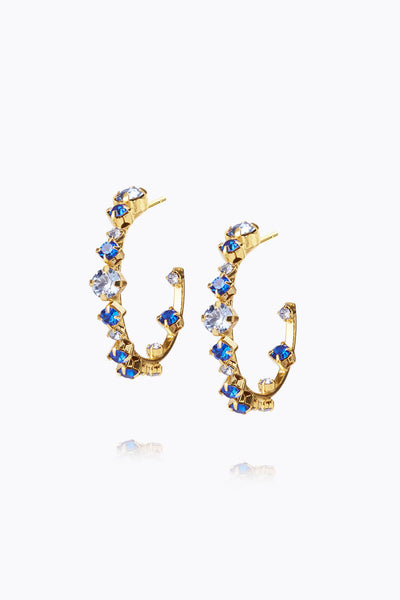 Mini Antonia Earrings - blue combo