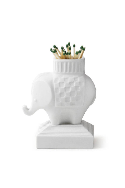 Elephant Match Strike - White