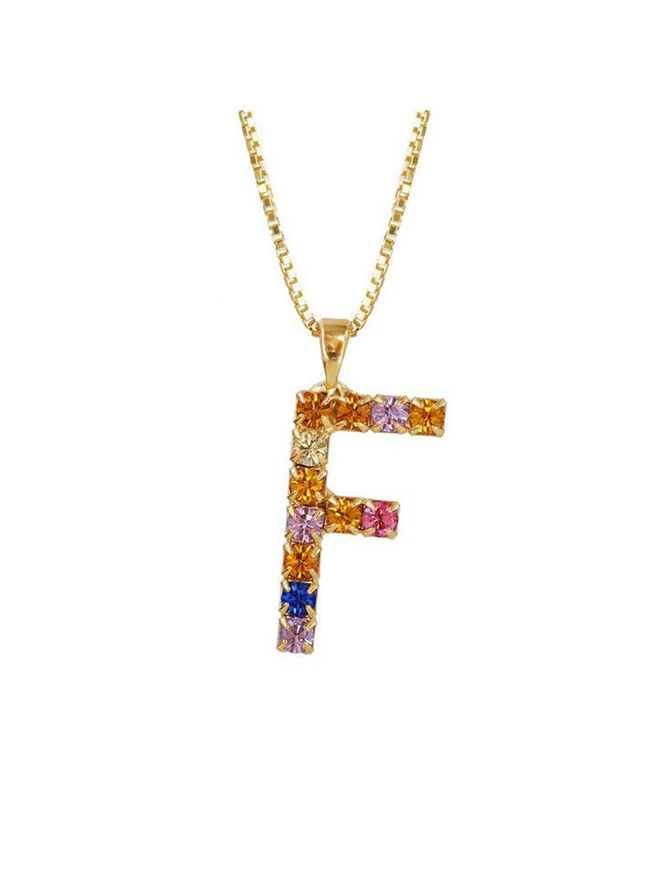 Letter Necklace - F