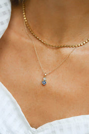 Leah Necklace - Blue combo