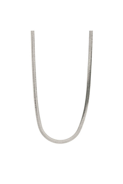 Ivy Snake Chain Necklace - Silver