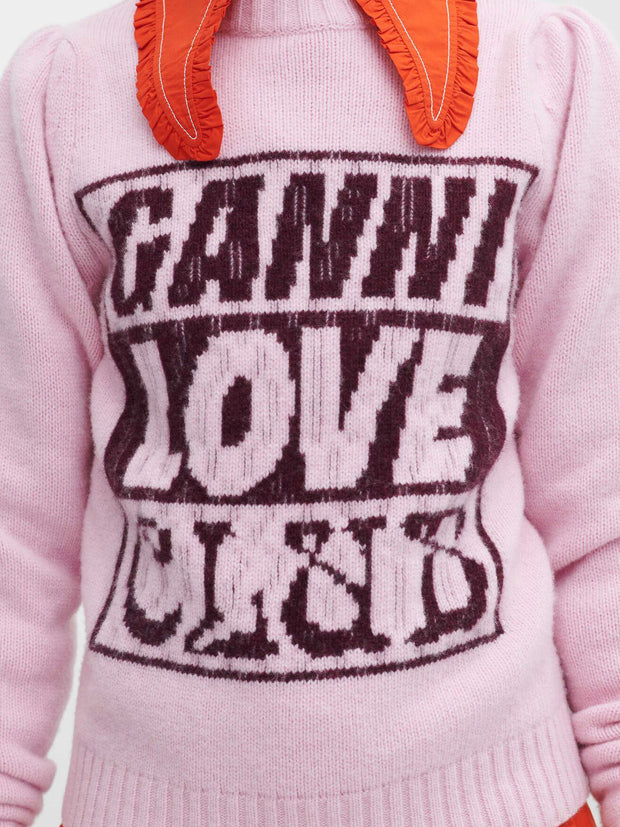 GANNI LOVE CLUB Pullover