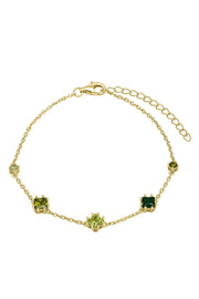 Talar Bracelet - Green Combo