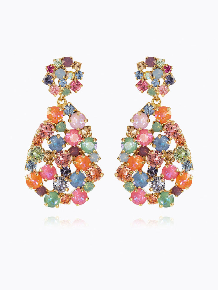 Hanna Earrings - Caramel Combo