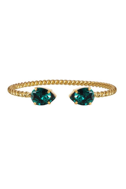 Mini Drop Bracelet - Emerald