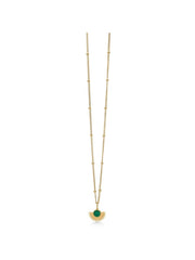 Soleil Necklace - Petrol Green