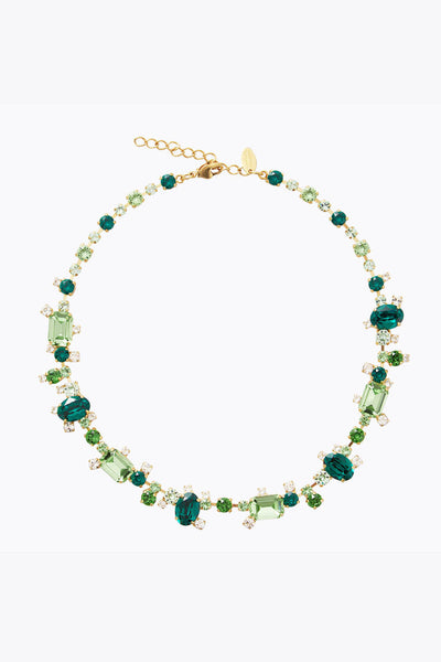 Mini Noora Necklace - Green Combo