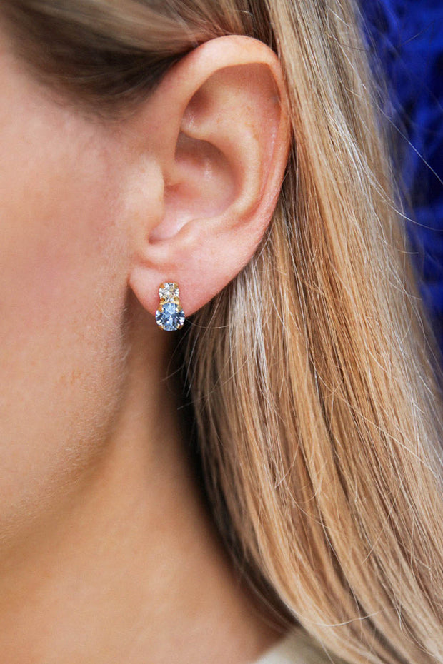 Leah Earrings - blue combo