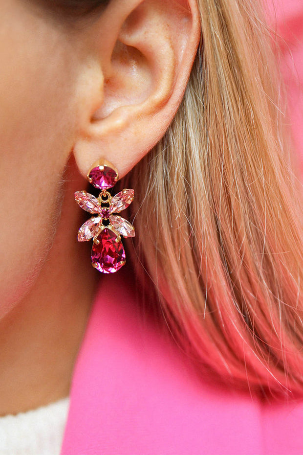 Mini Dione Earring - Light Rose + Rose