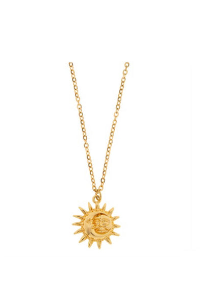 Azina - Sun and moon Necklace