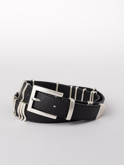 Rattle Belt - Black/Silver