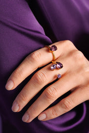 Petite drop ring - Iris