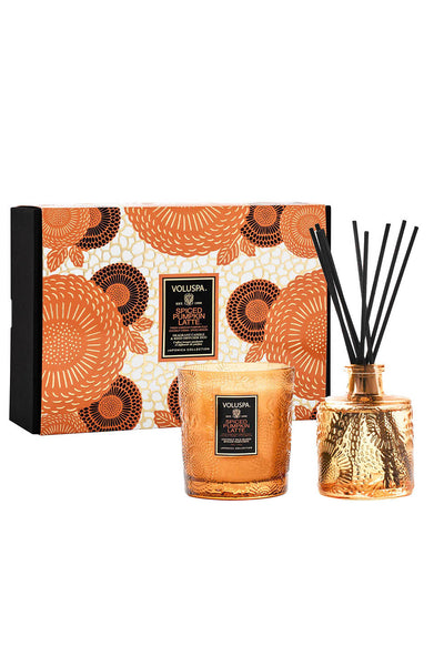 Spiced Pumpkin Latte Demi Candle & Diffuser Set