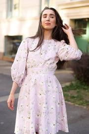 Clara Dress - Lavender Peony