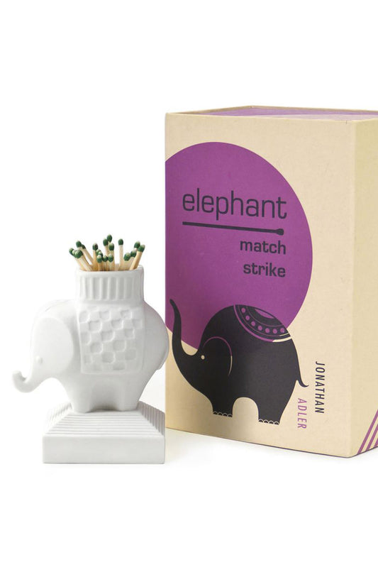 Elephant Match Strike - White