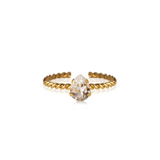 Niki Ring Gold - Crystal