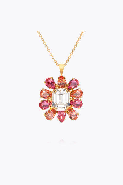 Peony Necklace - Coral Combo