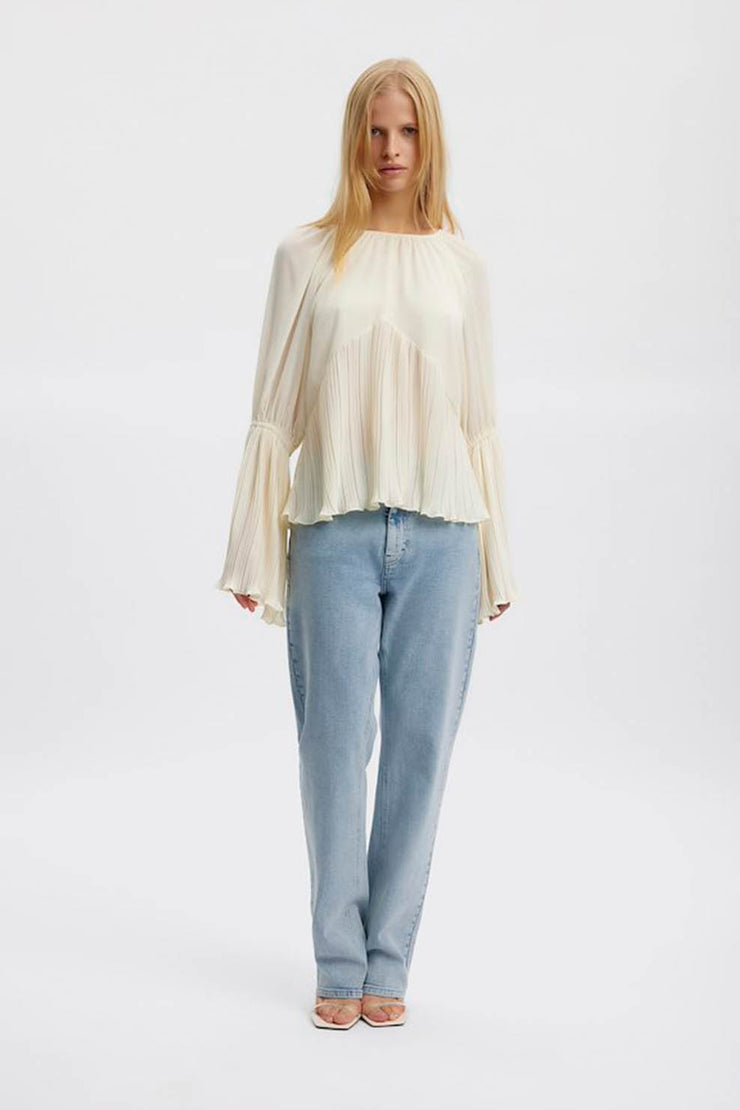 CelesteGZ Ls Blouse - Ethereal Green