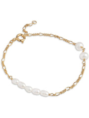 Perla Figaro Bracelet - Figaro/ Pearl