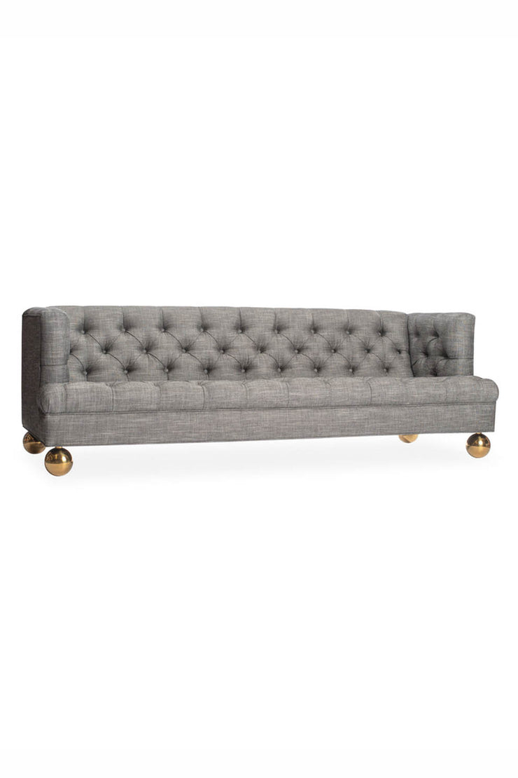 Baxter T- Arm Sofa - Newbury Ebony