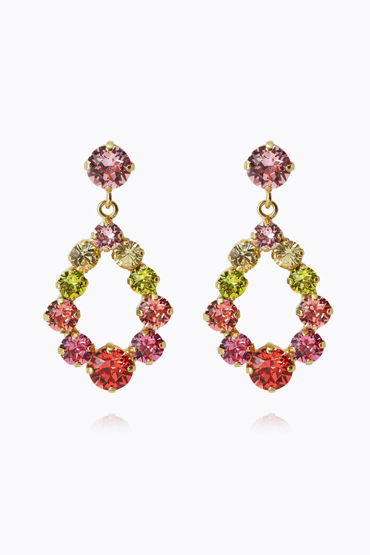 Mini Delia Earrings - Tropicana Combo