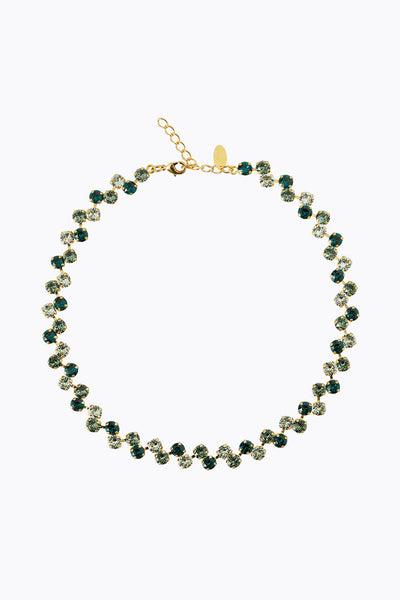 Fiona Necklace - Green Combo