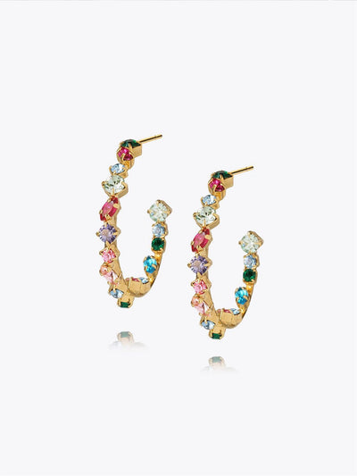 Antonia Loop Earrings Gold - Pomelo Combo