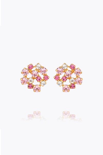 Kassandra Earring Gold - Pink Combo