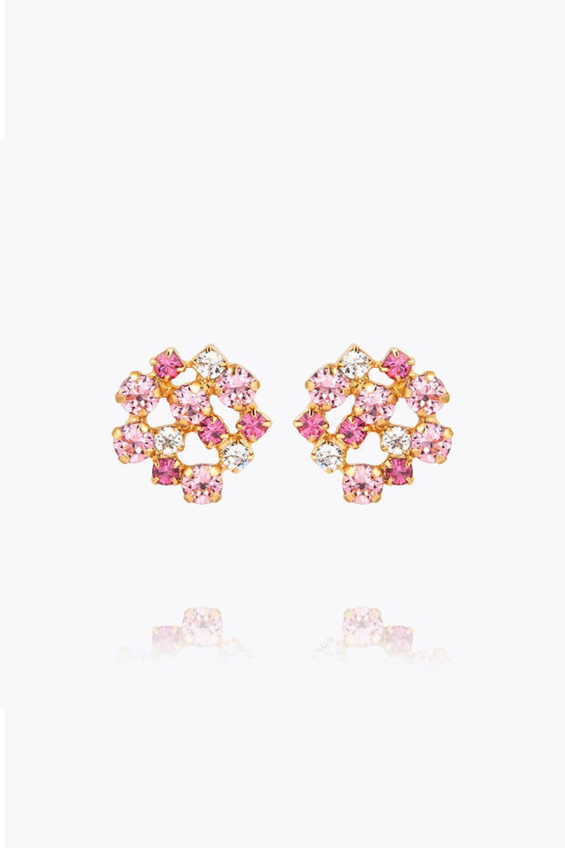 Kassandra Earring Gold - Pink Combo