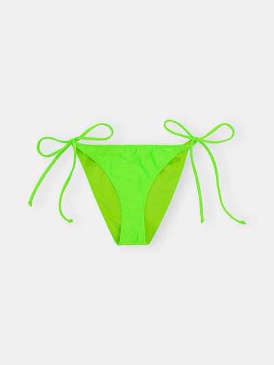 Recycled Solid String Bikini Briefs