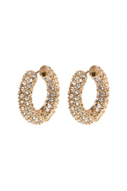 Chunky Crystal Hoops