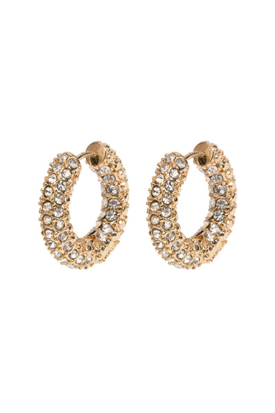 Chunky Crystal Hoops